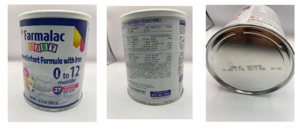 Product Recall Infant meal