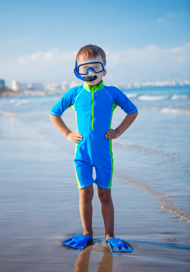 Beach water safety is important for swimming